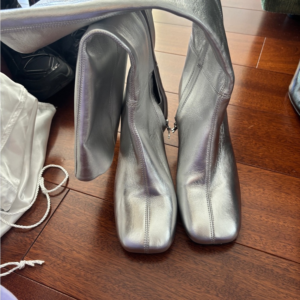 Circus by Sam Edelman Metallic Heeled Boots